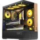 Игровой корпус AOC AICG820B "Морской вид", отделка под дерево, система вентиляции, поддержка материнских плат ATX, два места для 360-мм радиаторов, пять отсеков для жестких дисков, разъём Type-C. - изображение 1