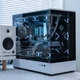 Корпус Aigo Starry Sky mATX панорамный с поддержкой СЖО 360 мм, панда - изображение 4