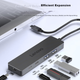 Хаб Lenovo Type-C 4 в 1 USB 3.2 для ноутбука та настільного комп'ютера - зображення 4