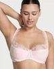 Бюстгальтер Victoria’s Secret Rose Lace Uplift Balconette Bra Рожевий 36B - изображение 1
