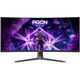 TFT 34" AOC , QD-OLED, UWQHD, 175Гц, 0,03мс, вигнутий, HDMIx2, DP, USB-hub, HAS, чорно-сірий (AG346UCD) - зображення 1