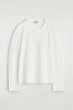 Лонгслів жіночий COS rounded jersey top 1293743002 М Молочний - изображение 5
