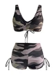 Купальник роздільний FS Women's Bikini Set Swimsuits Sports XL Хаки (10158) - изображение 5