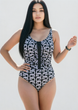 Купальник слитный Sisianna 3941113 черный 54 (3XL) ;бедра 116-120 см грудь 4D - изображение 2