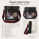 Сумка в стиле Gucci x Supreme черная 23×21×5 см - мессенджер через плечо с ремешком и брюшком в комплекте - изображение 5