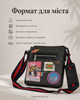 Сумка Gucci x Supreme Soft GG Messenger темно-серая мужская - мессенджер через плечо с принтом GG, патчами и ремешком, 25х22х6 см - изображение 5