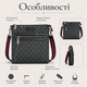 Сумка в стиле Gucci темно-серая 25×22×5 см - мессенджер через плечо с монограммным узором и ремешком в комплекте - изображение 4
