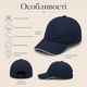 Кепка Loro Piana темно-синяя унисекс - бейсболка Лоро Пиана с вышивкой, эластичной вставкой и бирками - изображение 4
