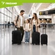Комплект валіз набір чемоданів 3-в-1 - чорний Trizand 26661 39 л, 70 л, 99 л - зображення 11