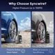 Портативный компрессор Syncwire 150PSI для авто, мото и велосипедов AirMax - изображение 7