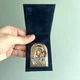 Икона Божией Матери серебро с позолотой Silver Axion в бархатном футляре - подарочная, карманная, складень - изображение 4