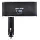 Розгалужувач прикурювача Carlife 3в1 + USB з LED підсвічуванням, 12В, 5A - зображення 3