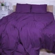 Простынь №19-3424 Sunset Purple Mikrosatin Premium Однотонная 150*220 - изображение 5