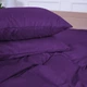 Простынь №19-3424 Sunset Purple Mikrosatin Premium Однотонная 150*220 - изображение 7