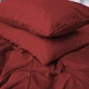Комплект постельного белья №19-1655 Garnet Mikrosatin Premium Однотонный Детский - изображение 4