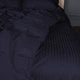 Простирадло Satin Stripe 30-0021 Dark Blue 200*220 - зображення 1