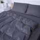 Простынь №19-0000 Monument Mikrosatin Premium Однотонная 110*160 - изображение 4