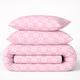 Простирадло Ranforce Elite 17-0952 Abstract Pink 220*240 - зображення 1