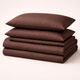 Простирадло №19-1230 Friar Brown Mikrosatin Premium Однотонне 220*240 - зображення 1