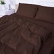 Простирадло №19-1230 Friar Brown Mikrosatin Premium Однотонне 220*240 - зображення 2