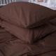 Простирадло №19-1230 Friar Brown Mikrosatin Premium Однотонне 220*240 - зображення 4
