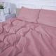 Простирадло №15-1415 Coral Cloud Mikrosatin Premium Однотонне 200*220 - зображення 3