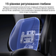 Крісло геймерське ігрове Anda Seat Phantom 4 Pro L до 100 кг Black Fabric (AD18YSDC-72-B-F-B02) - зображення 10