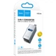 Переходник HUB Hoco HB54A 3in1 (Type-C to 2xUSB2.0+USB3.0) Metal grey - изображение 2