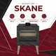 Чугунная печь камин Nordflam SKANE 9 кВт на дровах - изображение 6