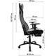 Геймерское кресло GT Racer X-5108 Black [125648] - изображение 15