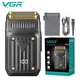 Электробритва VGR V-363, шейвер-триммер для бритья, аккумуляторная USB-C, водонепроницаемая IPX7, LED-дисплей - изображение 2