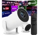 Смарт проектор портативный смарт для фильмов дома 4K Ultra HD 130 дюймов HDMI Android и iOS Bluetooth Wi-Fi мин поектор домашний кинотеатр с пультом ДУ и динамиками 300 ANSI люмен - изображение 2