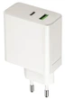 Ładowarka sieciowa Setty PD+QC USB + USB-C 45W LSI-01 White (5900495987600) - obraz 1
