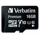 Карта памяти Verbatim 16GB microSDHC class 10 (MDAVR-10/G) Verbatim MDAVR-10/G 913153 - изображение 2