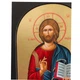 Греческая писаная икона Иисуса Христа Вседержителя 18,5×22,5 см - изображение 3