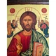 Писаная греческая икона Иисус Христос Вседержитель 22,5×29 см - изображение 7