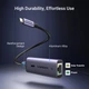 Перехідник USB 3.0 Type-C --> Ethernet RJ45 2.5Gb CM648 Ugreen чорний - зображення 8
