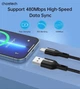 Кабель USB 2.0 AM-Lightning M, 1.0м, чорний Choetech - изображение 4