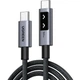 Кабель USB 2.0 Type-C M-M, 1 м, 100W, 5A （480Mbps）Smart display Чорний, L509 UGREEN - зображення 1