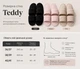 Женские домашние тапочки Teddy, плюшевые, бежевые, размер 40-41 - изображение 4