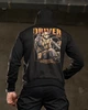Чоловіче худі Trenash Driver мілітарі двонитка капюшон кишеня кенгуру DTF принт XXL - зображення 4