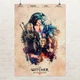 Постер Відьмак, Дикий Гін, Witcher 3, декор кімнати геймера, A2 60×43 см (id0982) - зображення 1