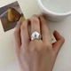 Каблучка у формі серця Honey Fashion Accessories сріблястий (12-247) - изображение 2