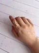 Каблучка з переплетенням Honey Fashion Accessories золотистий (12-156) - изображение 4