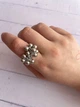 Каблучка гроно бусин Honey Fashion Accessories сріблястий (12-155) - изображение 5