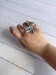 Каблучка квітка Honey Fashion Accessories сріблястий (12-145) - изображение 6