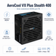 Блок питания AeroCool VX Plus Stealth 400 400W ATX вентилятор 120 мм Black (ACPN-VS40NEY.12) - изображение 1