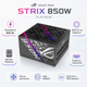 Блок питания ASUS ROG Strix 850W Platinum ROG Equalizer ATX 3.1 вентилятор 135 мм Black (90YE00W8-B0NA00) - изображение 1