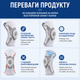 Наколенник XXL серый компрессионный для колена, фиксатор коленного сустава с боковыми пружинами и силиконовым кольцом, спортивный бандаж - изображение 2