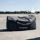 Сумка дорожня Trizand 200 л велика містка водонепроникна текстильна баул для переїзду подорожей транспортування речей 80x50x50 см Чорна без коліс для габаритного багажу міцний матеріал кордура з посиленими швами та надійною фурнітурою - зображення 2